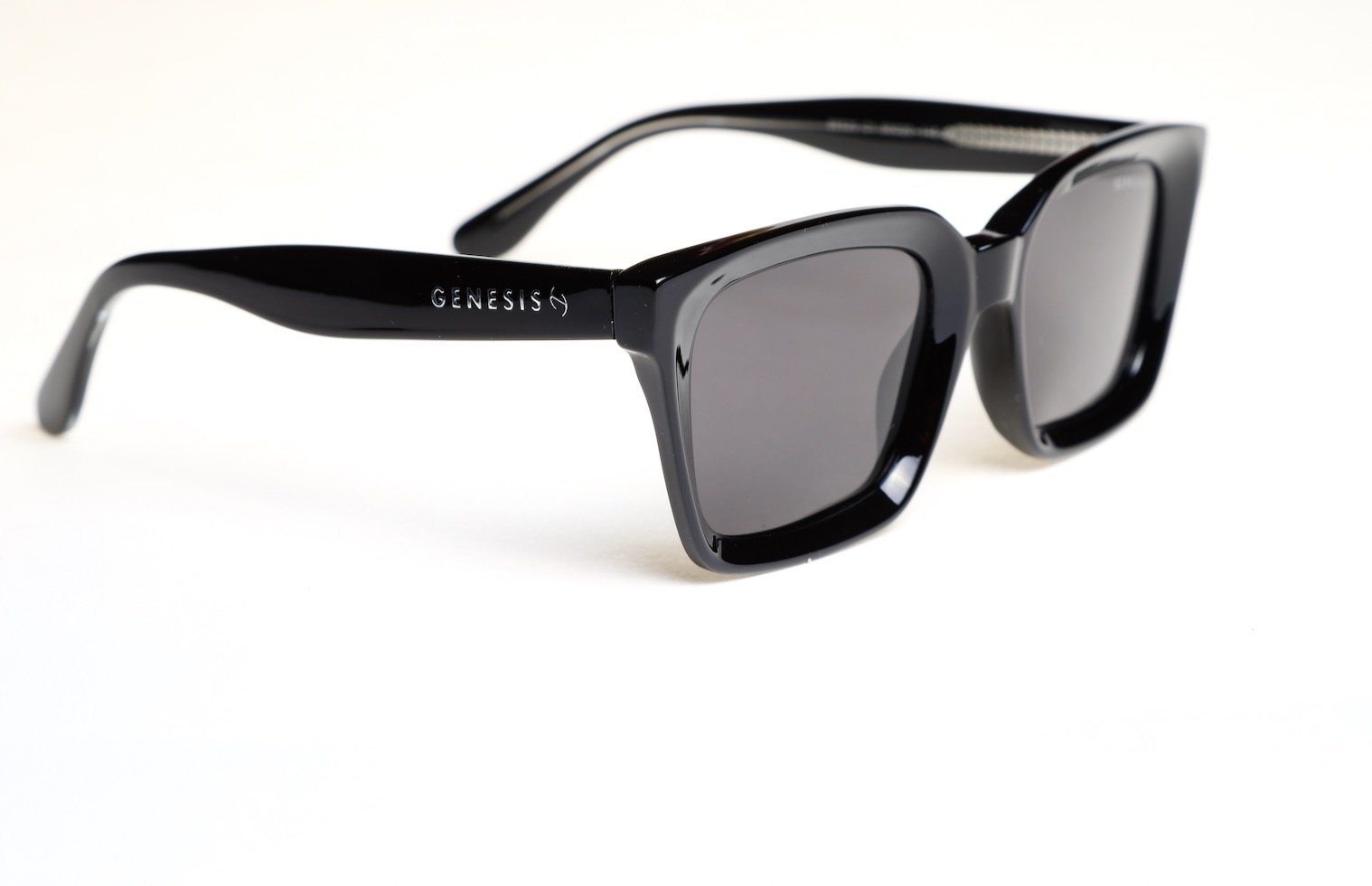 Genesis Rome 2026 – Polarized Black Acetate Sunglasses | Italian Design, UV400 Protection - Image 3