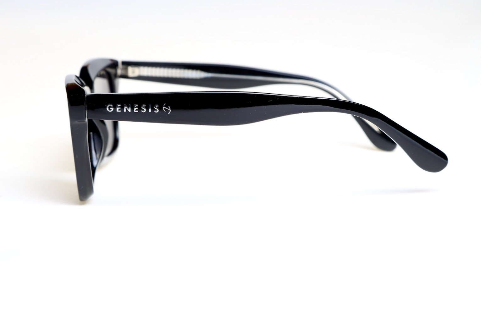Genesis Rome 2026 – Polarized Black Acetate Sunglasses | Italian Design, UV400 Protection - Image 2
