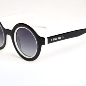GENESIS AUCKLAND SUNGLASSES 2026 BLACK AND WHITE  LIFESTYLE LINE