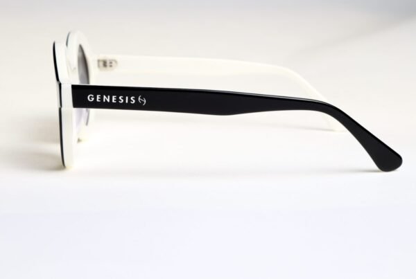 GENESIS AUCKLAND SUNGLASSES 2026 BLACK AND WHITE  LIFESTYLE LINE - Image 3