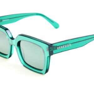 Genesis London 2026 – Polarized Emerald Sunglasses | Italian Acetate Frame, UV400 Protection