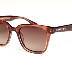 Genesis Miami 2026 – Polarized Square Sunglasses | Tartar Frame, UV400 Protection