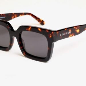 Genesis London 2026 – Polarized Havana Sunglasses | Italian Acetate Frame, UV400 Protection