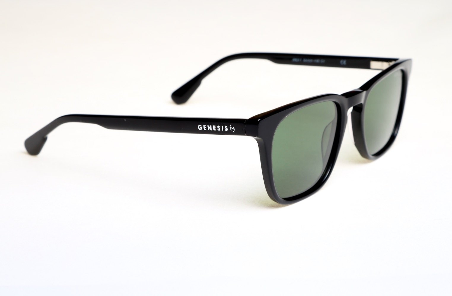 Genesis Miami 2026 – Polarized Square Sunglasses | Classic Black Acetate Frame, UV400 Protection (Copy) - Image 3