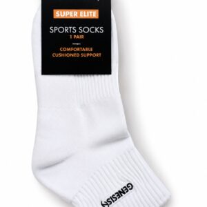 GENESIS Performance Quarter Socks White