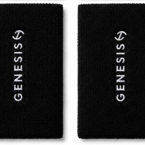 GENESIS Performance Doublewide Black Wristbands